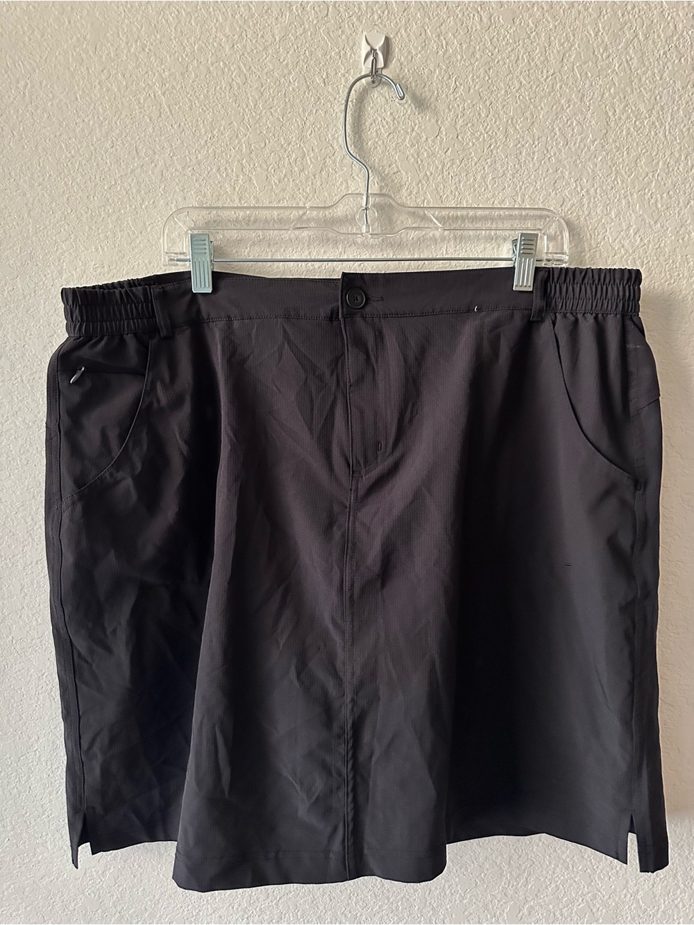 Tilley Womens Black Technical Hiking Skort XXL Outdoor Travel Active Skirt
